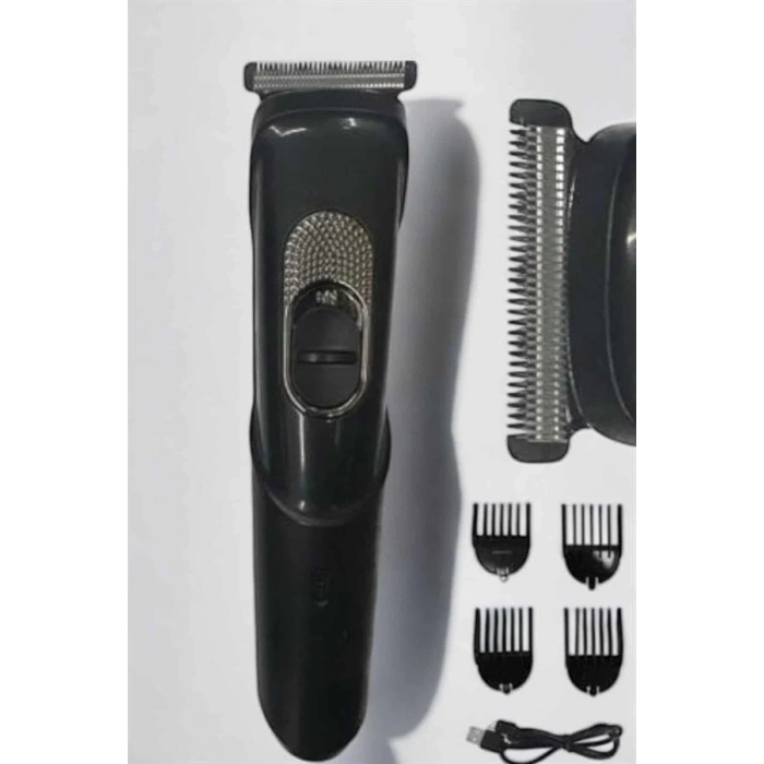 CEYLAN ADAM Saç Sakal Lazer Epilasyon Öncesi Tüy Kısaltma Makinesi Unısex 4 Taraklı