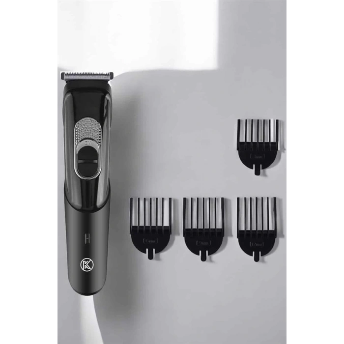 CEYLAN ADAM Saç Sakal Lazer Epilasyon Öncesi Tüy Kısaltma Makinesi Unısex 4 Taraklı