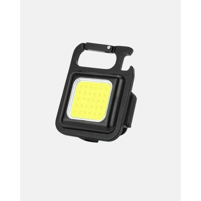 CEYLAN ADAM Şarjlı COB LED Anahtarlık Fener – 4 Modlu, Manyetik ve Katlanabilir Standlı