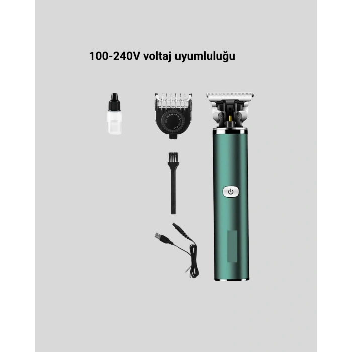 CEYLAN ADAM Şarjlı Erkek Tıraş Makinesi – 180 Dakika Pil Ömrü, 2.5 Saat Hızlı Şarj, USB ve Powerbank Uyumlu