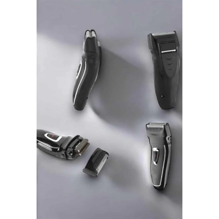 CEYLAN ADAM Şarjlı Paslanmaz Çelik Bıçaklı ve Kablosuz Saç Sakal Tıraş Makinesi