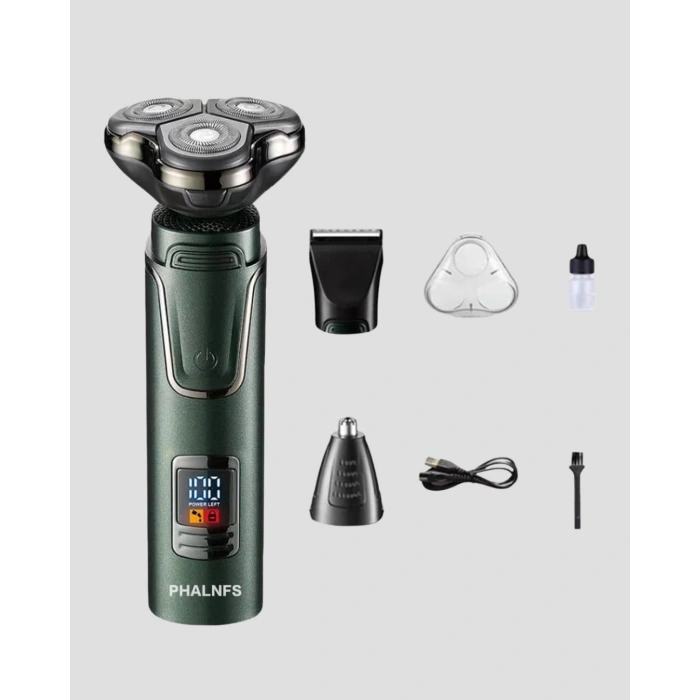 CEYLAN ADAM Şarjlı ve Kablosuz 3 Başlıklı Profesyonel Bakım Seti – Saç, Sakal, Burun ve Kulak Düzeltici