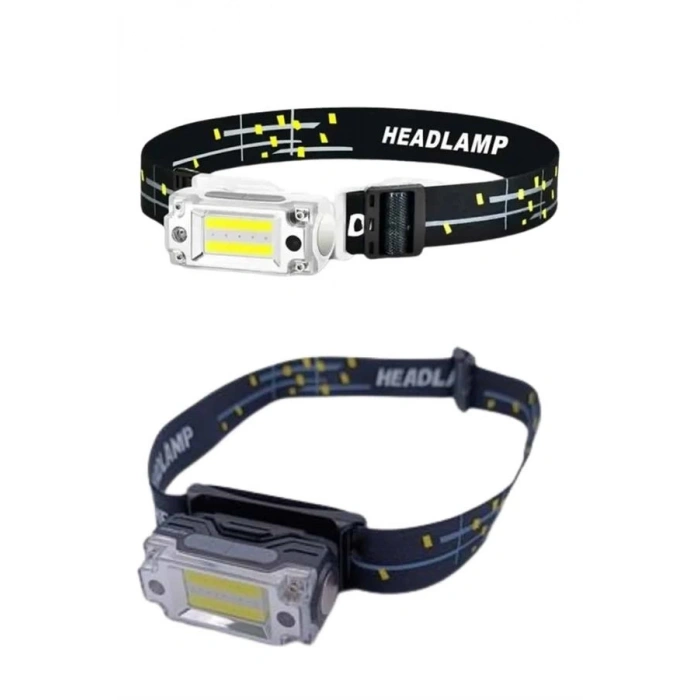 CEYLAN ADAM Sensörlü Kamp Lambası Ayarlanabilir Kafa Lambası Kafa Bantlı