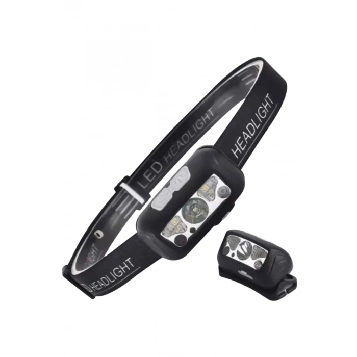 CEYLAN ADAM Sensörlü Şarjlı Type-c Şarj Işıklı Kafa Lambası Kamp Lambası