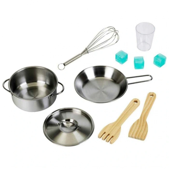 CEYLAN ADAM Sesli ve Işıklı Aksesuarlı Ahşap Mutfak Seti