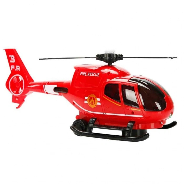 CEYLAN ADAM Sesli ve Işıklı Projeksiyonlu İtfaiye Helikopteri 30 cm