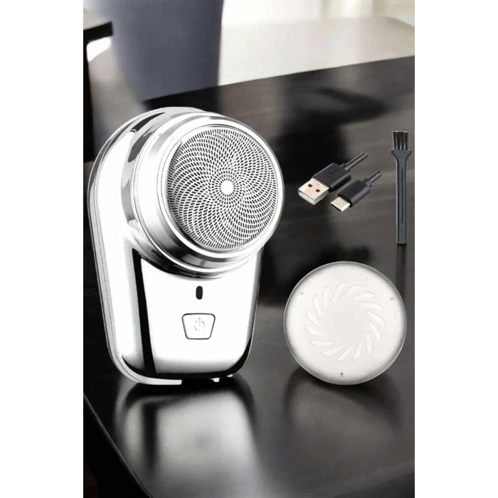 CEYLAN ADAM Seyahat Tipi Tıraş Makinesi Taşınabilir Kablosuz Mini Paslanmaz Çelik