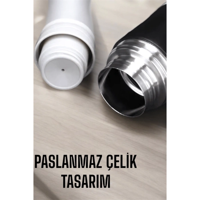 CEYLAN ADAM Şık ve Dayanıklı 3 Bardaklı Termos Seti Uzun Süre Isı Koruma Özellikli