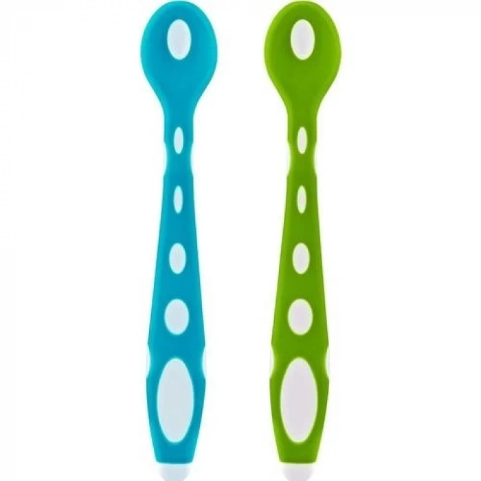CEYLAN ADAM     Silikon Mama Kaşığı 563 Mavi Yeşil