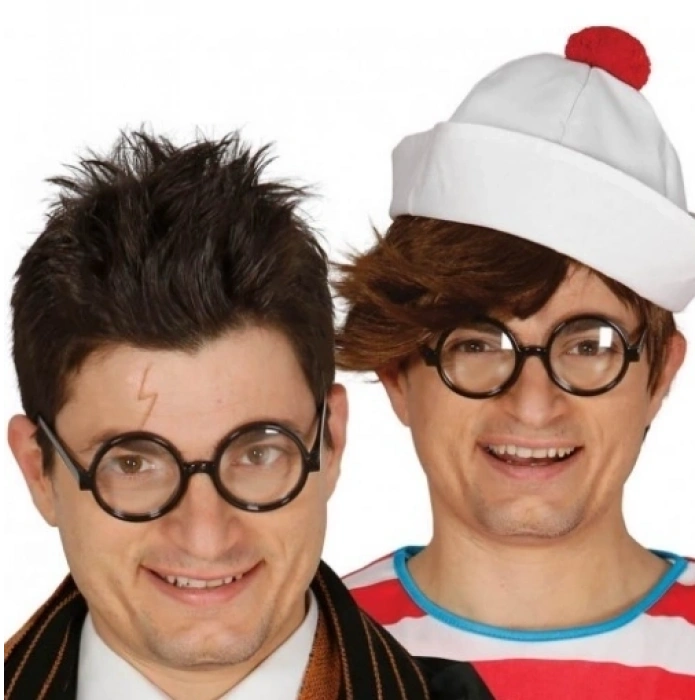 CEYLAN ADAM Siyah Çerçeveli Numarasız Camlı Öğrenci Şaka Gözlüğü 1 Adet