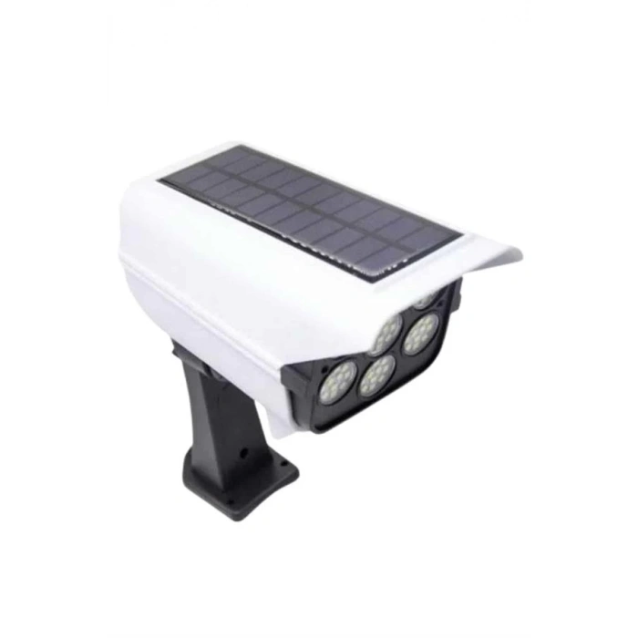 CEYLAN ADAM Solar Bahçe Aydınlatması Hareket Sensörlü Uzaktan Kumandalı Kamera Görünümlü