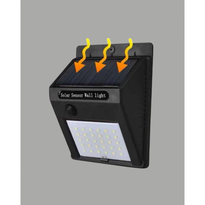 CEYLAN ADAM Solar Enerjiyle Çalışan IP65 Su Geçirmez 20 LED Duvar Lambası