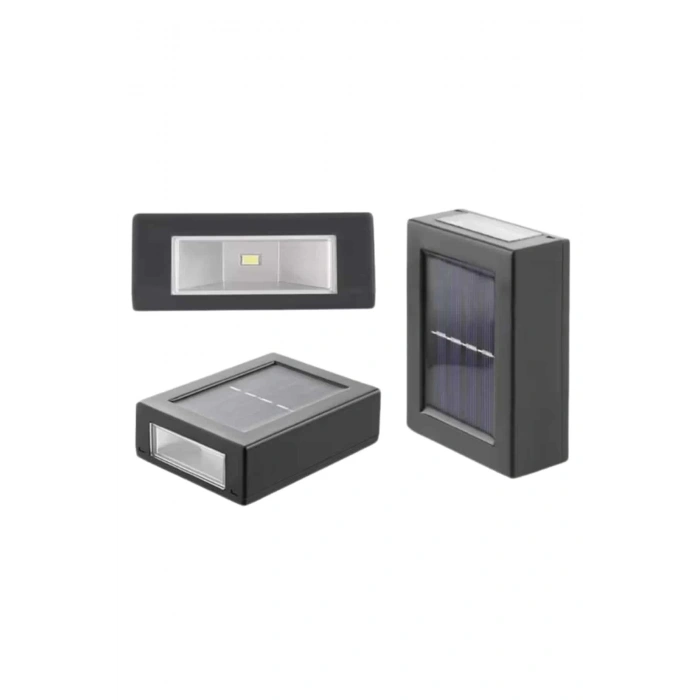 CEYLAN ADAM Solar Lamba Dekoratif Aplik Su Geçirmez Led Işıklı Duvar Lambası