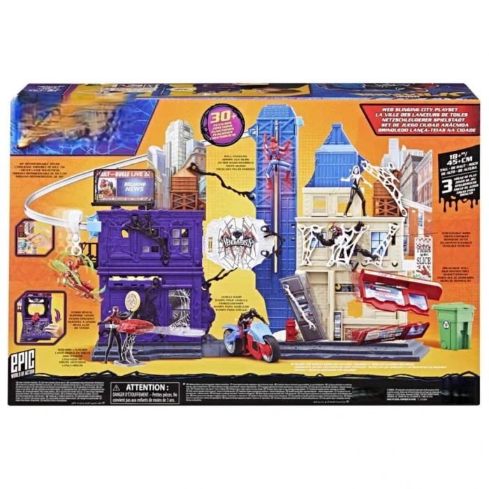 CEYLAN ADAM Spider-Man Venom Versus Web Slinging City Oyun Seti