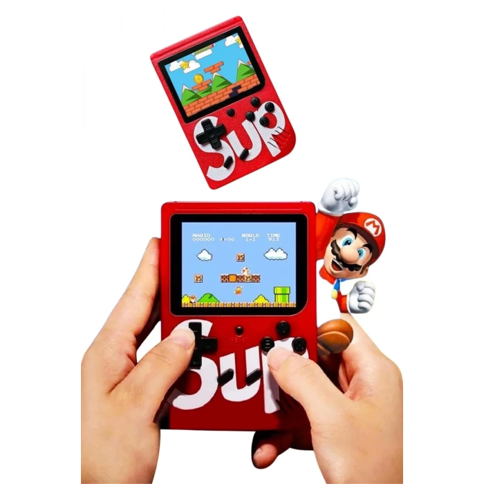 CEYLAN ADAM Sup Atari Retro 400 Nostalji Oyunlu Mini Atari Taşınabilir Oyun Konsolu