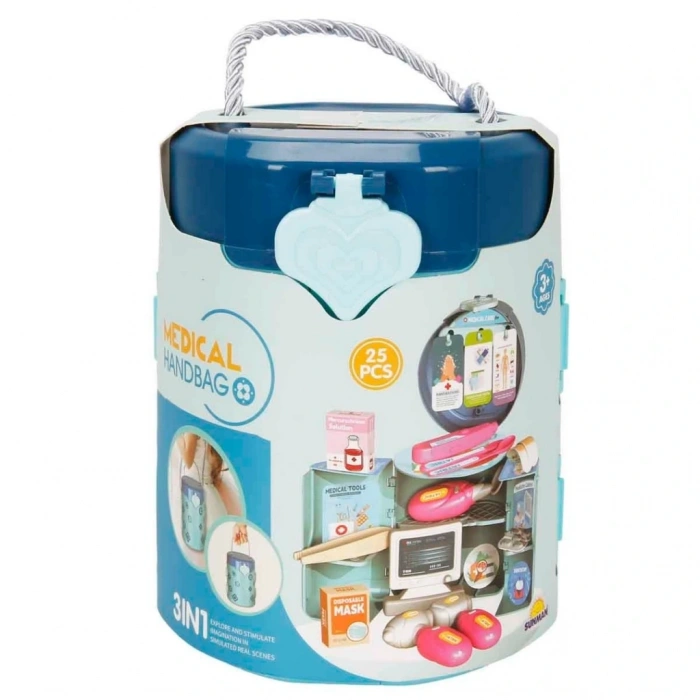 CEYLAN ADAM Taşınabilir Doktor Set Kapsülü 3in1 25 Parça