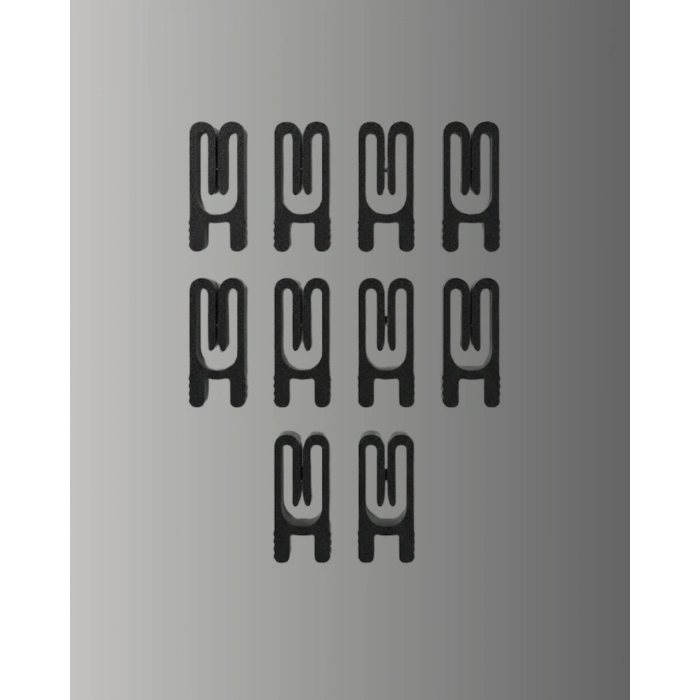 CEYLAN ADAM Tekrar Kullanılabilir Poşet Mandalı Siyah 10 Adet