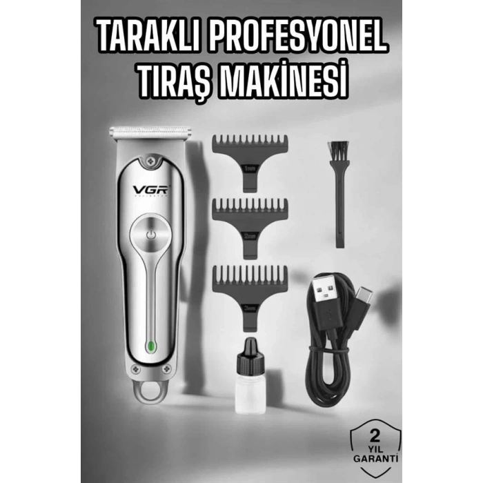 CEYLAN ADAM Tıraş Makinesi Paslanmaz Çelik Taraklı Güçlü Motor