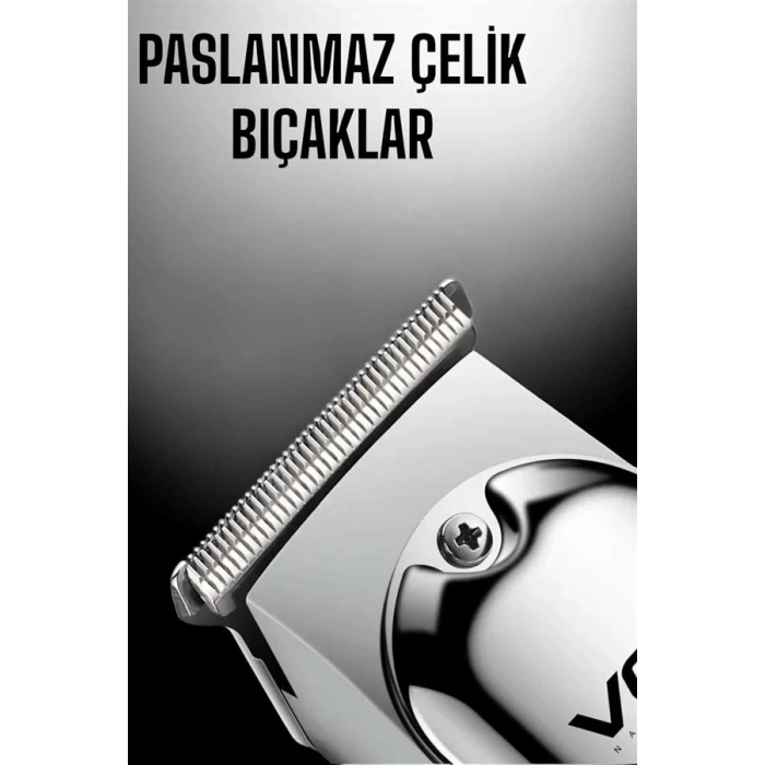 CEYLAN ADAM Tıraş Makinesi Paslanmaz Çelik Taraklı Güçlü Motor