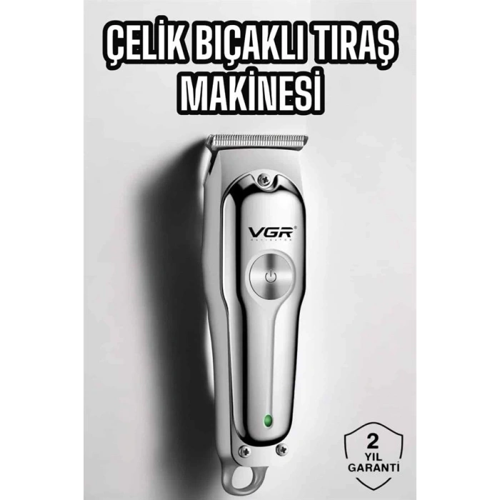 CEYLAN ADAM Tıraş Makinesi Profesyonel Tasarım Paslanmaz Çelik Bıçaklı