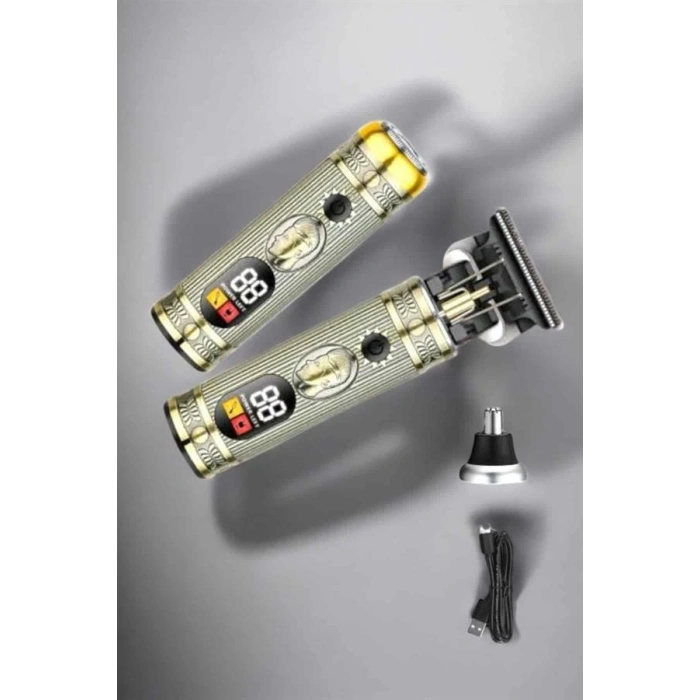 CEYLAN ADAM Tıraş Makinesi Üç Başlıklı Saç Sakal ve Vücut Tıraşına Uygun