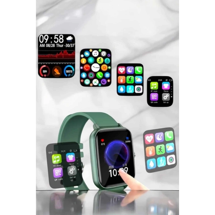 CEYLAN ADAM Titreşimli, Sağlık Takipli, Yeni Nesil Akıllı Saat  400mAh Batarya Kapasiteli