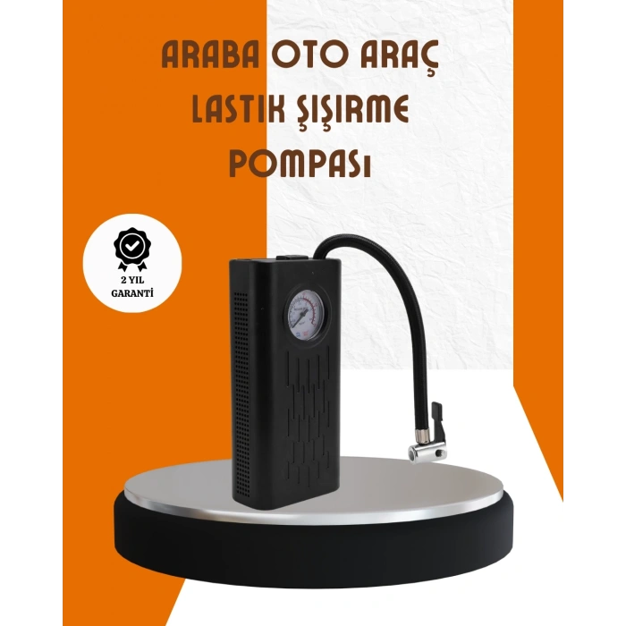 CEYLAN ADAM Type-C Şarjlı Güçlü Elektrikli Kompresör Motosiklet Oto Bisiklet İçin