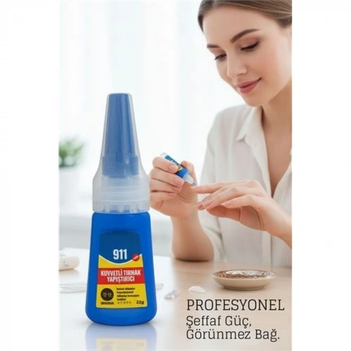 CEYLAN ADAM Ultra Güçlü Profesyonel Protez Tırnak Yapıştırıcısı | Hızlı Etkili Tips Takma Tırnak Yapıştırıcı