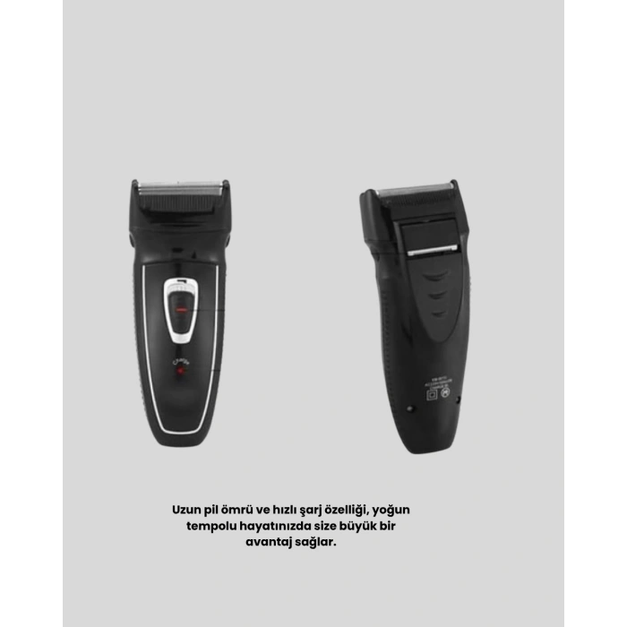 CEYLAN ADAM Unisex Şarjlı Saç ve Sakal Kesme Makinesi – Sessiz Motor, 1–12 mm Ayarlanabilir Başlık