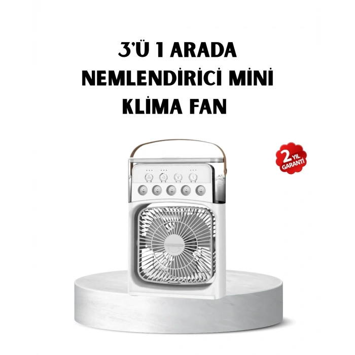 CEYLAN ADAM USB Bağlantılı Taşınabilir Mini Klima Fan 500ML Su Hazneli ve Sessiz Çalışma