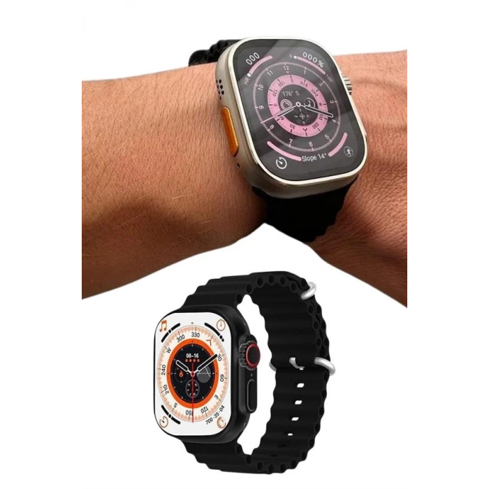 CEYLAN ADAM Uyku ve Sağlık Takibi Yapabilen GPS Uyumlu Plastik Kordonlu Akıllı Saat