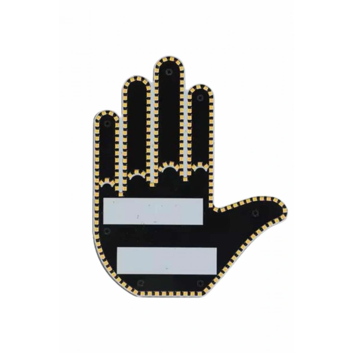 CEYLAN ADAM Uzaktan Kumandalı El Orta Parmak Led Araç Camına Özel