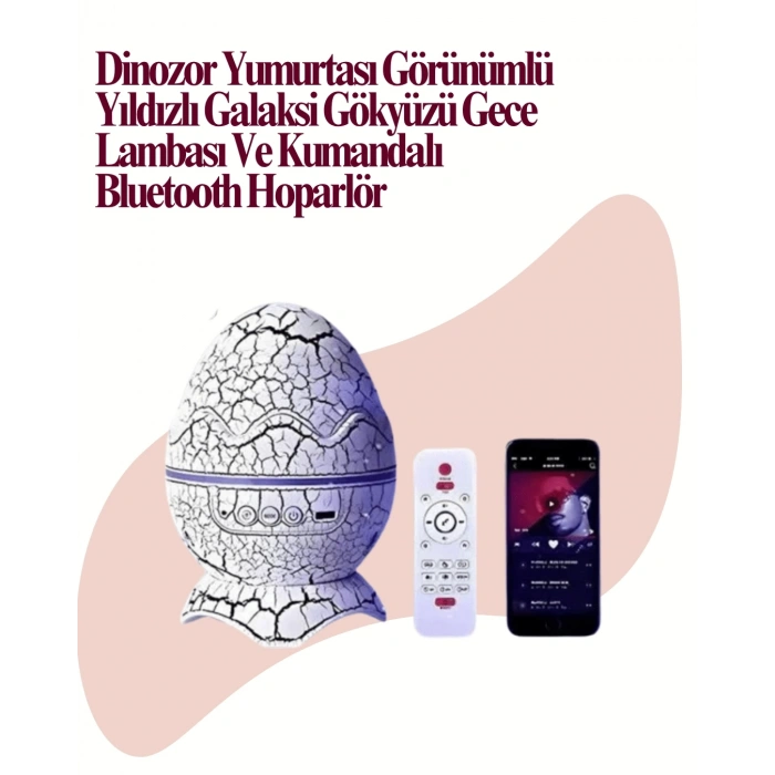 CEYLAN ADAM Uzaktan Kumandalı, USB Girişli, Döner Projektör Lamba