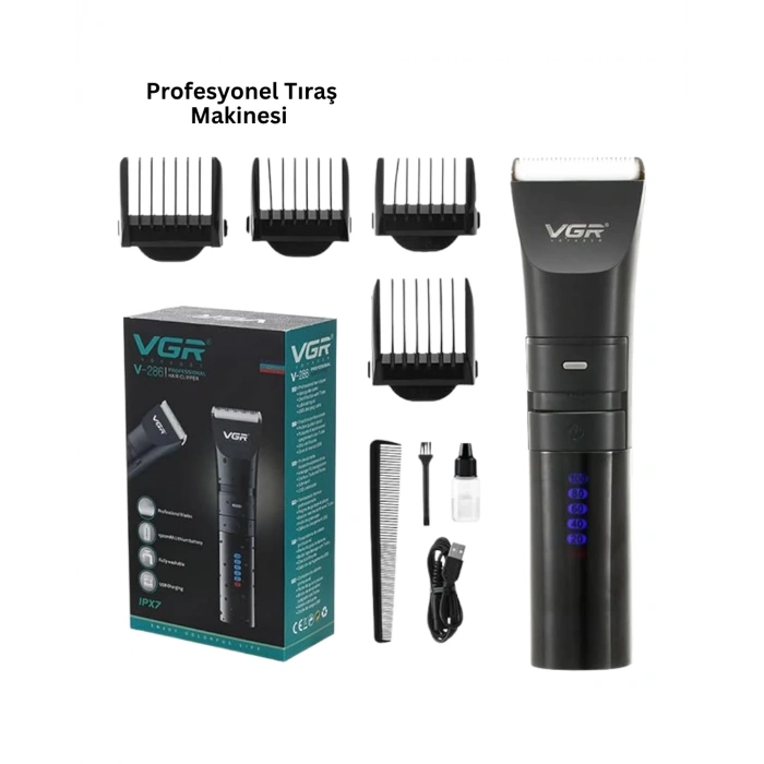 CEYLAN ADAM VGR V-286 Profesyonel Şarjlı Tıraş Makinesi