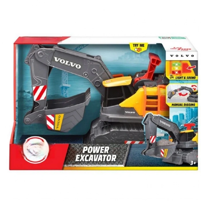 CEYLAN ADAM Volvo Sesli ve Işıklı Ekskavatör