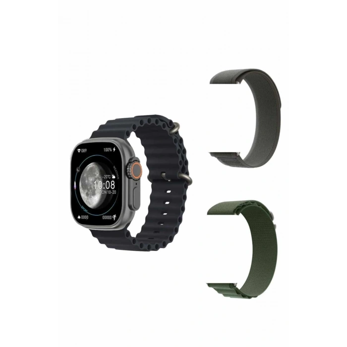 CEYLAN ADAM Yeni Nesil Akıllı Kol Saati Nabız Ölçer GPS Uyumlu 49 MM Kasa