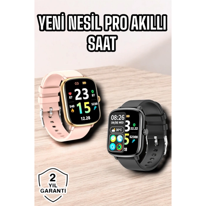 CEYLAN ADAM Yeni Nesil Akıllı Saat Arama Bildirimleri, Uyku & Kalp Atış Takibi