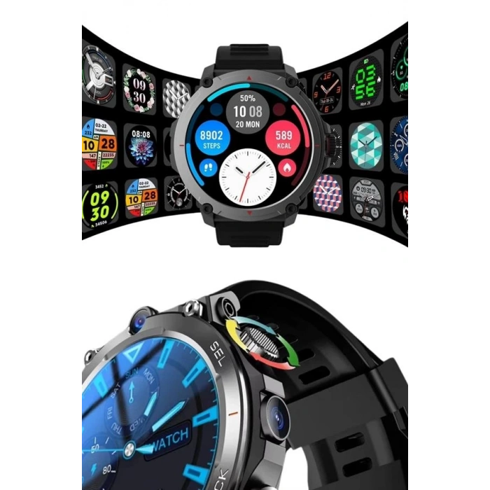 CEYLAN ADAM Yeni Nesil Akıllı Saat Arama Cevaplayan Uzun Pil Ömrü Müzik Dinleme