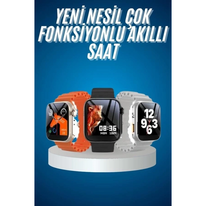 CEYLAN ADAM Yeni Nesil Akıllı Saat Müzik Dinleme Bildirim Görme Sesli Asistan Desteği