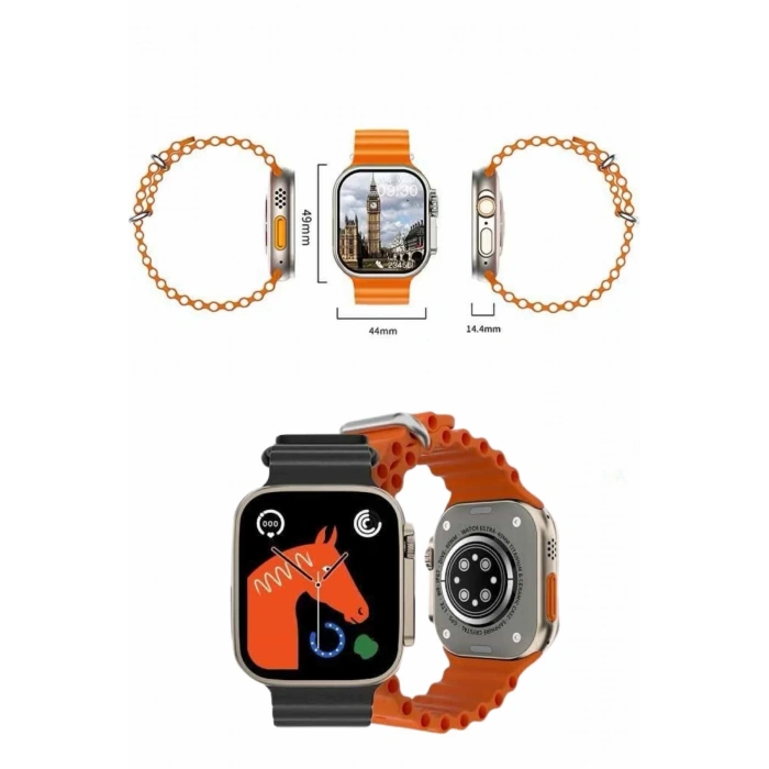 CEYLAN ADAM Yeni Nesil Bluetooth Bağlantılı Akıllı Saat Sosyal Medya Girişli Uyku Takibi