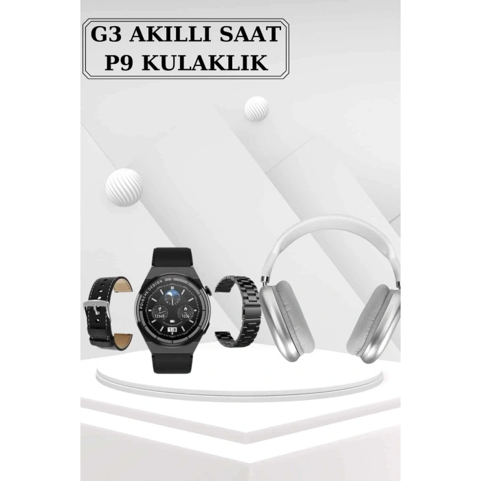 CEYLAN ADAM Yeni Nesil Sesli Görüşme Akıllı Saat ve Powerbank Çoklu Şarj Girişli Bluetooth Kulaklık Nabız Ölçer