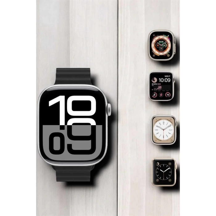 CEYLAN ADAM Yeni Nesil Ultra Akıllı Saat Titreşimli, Uyku & Sağlık Takibi, Çift Kordon