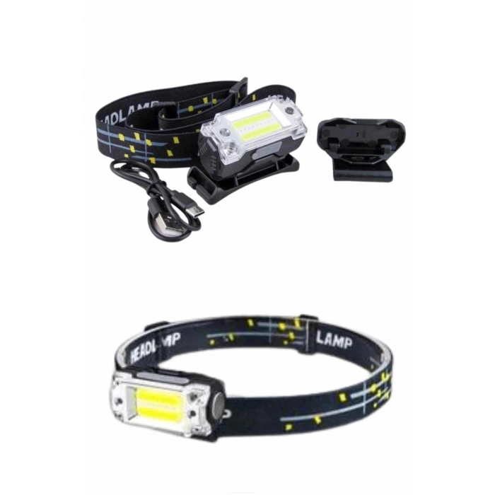 CEYLAN ADAM Yüksek Işıklı Şarjlı ve Sensörlü LED Kafa Lambası Kamp Lambası