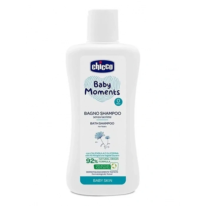 Chicco Baby Moments Doğal Saç ve Vücut Şampuan 200 ml