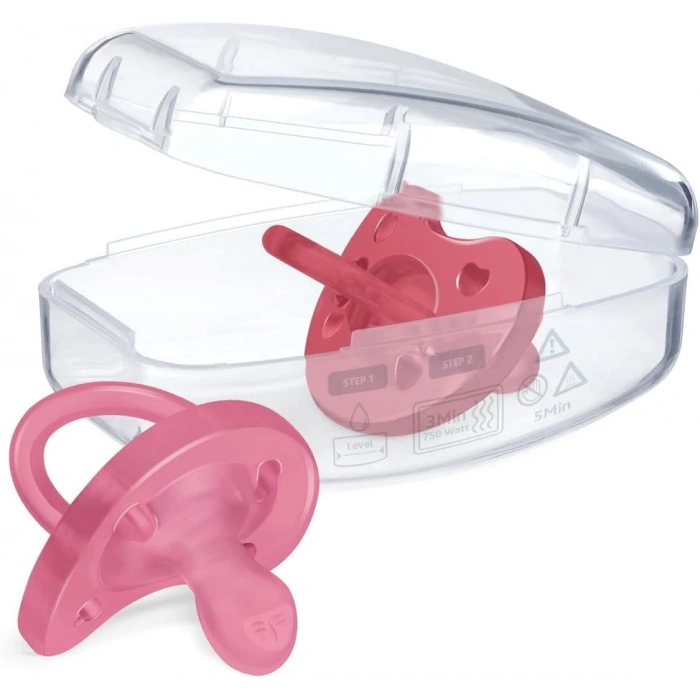 Chicco PhysioForma Soft 2li Silikon Emzik 16-36 Ay Kız