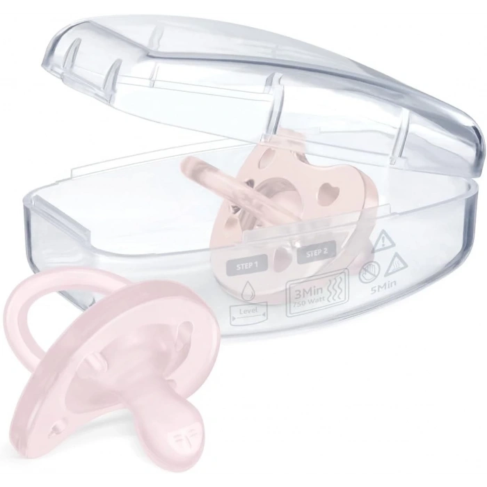 Chicco PhysioForma Soft 2li Silikon Emzik 2-6 Ay Kız