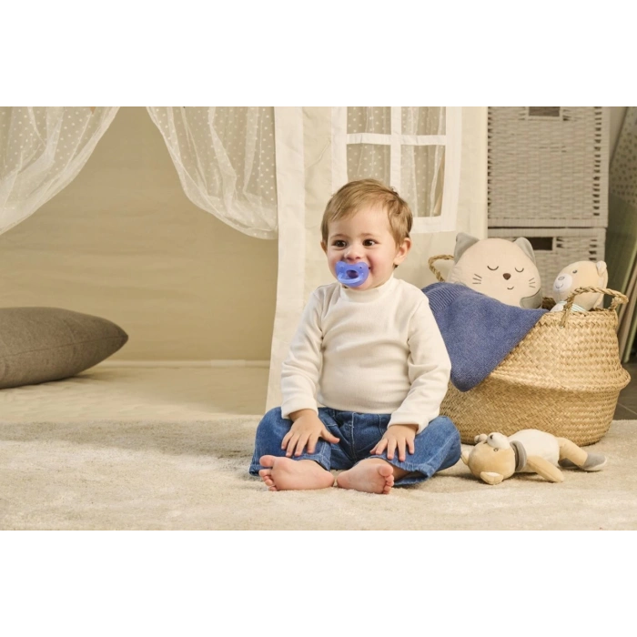 Chicco PhysioForma Soft 2li Silikon Emzik 6-16 Ay Erkek