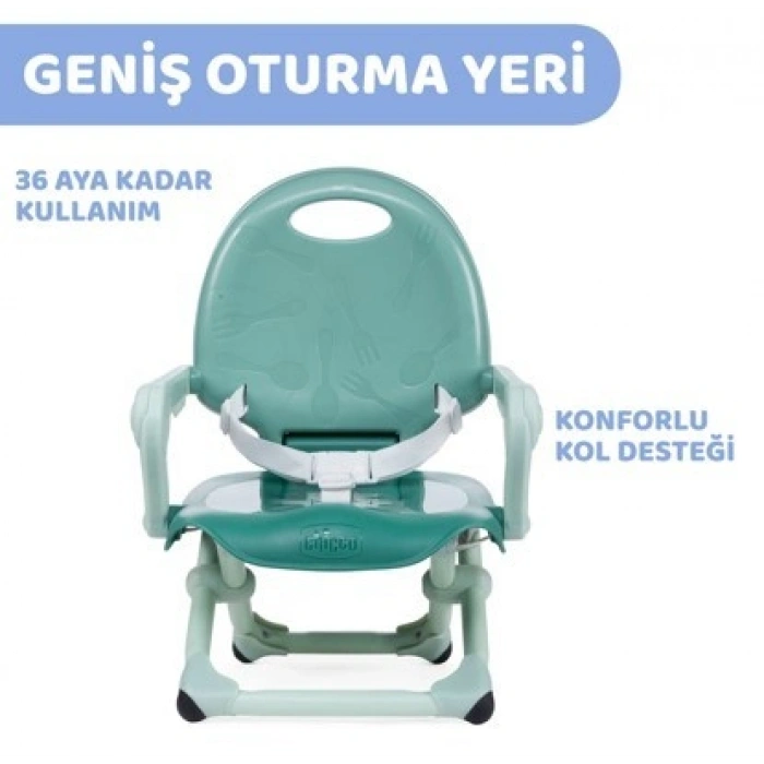 Chicco Pocket Snack Yükseltici Mama Sandalyesi - Sage