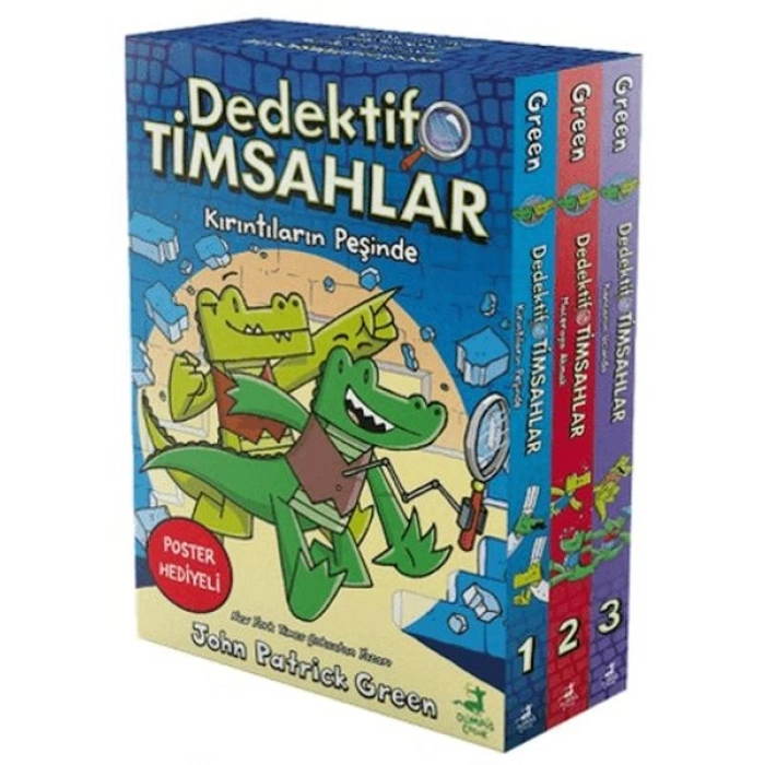 Dedektif Timsahlar 3 Kitaplık Kutulu Set (1-2-3)