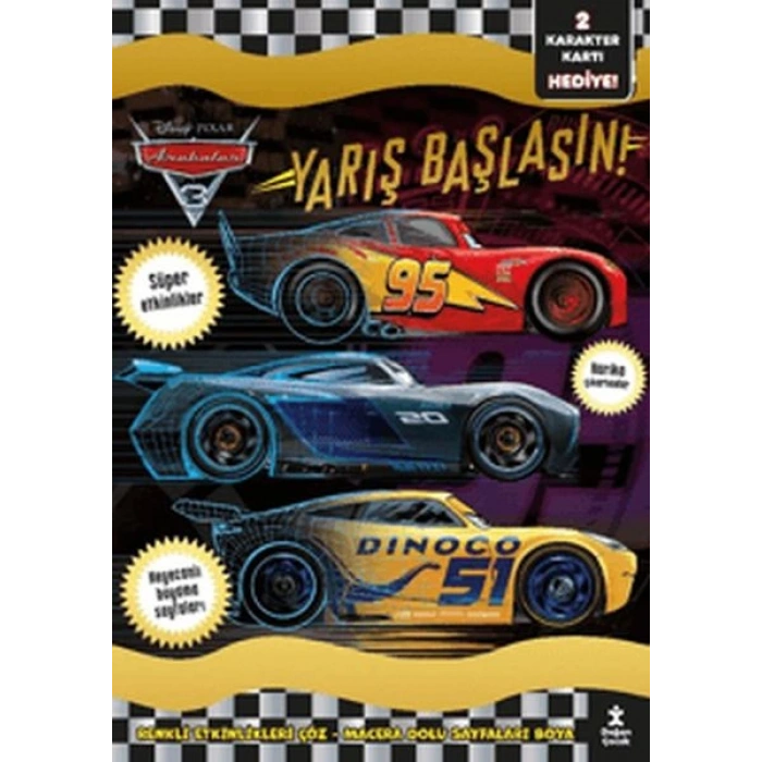 Disney Arabaları - Parıltılı Etkinlikler Kitabı